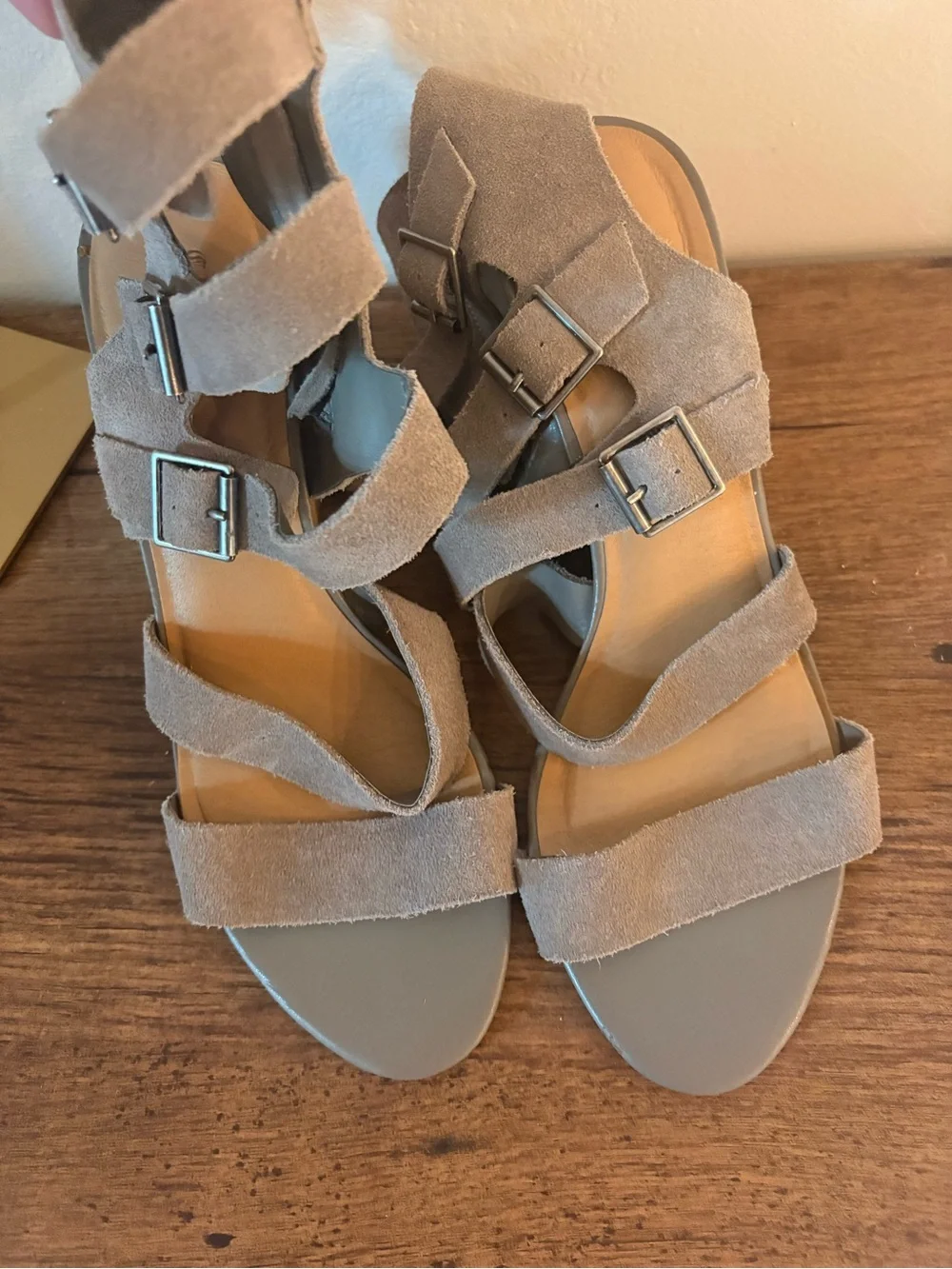 Cute strappy wedges